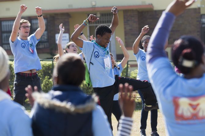 At the camp, attendees learn how to build strength and confidence but also just have fun like other teens.