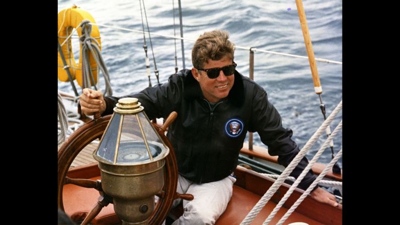 John F. Kennedy, the 35th president, was fond of sailing, <a  target="_blank" target="_blank">swimming</a>, and <a  target="_blank" target="_blank">playing tennis</a> and golf. The Kennedy family also owned a <a  target="_blank" target="_blank">trampoline</a>.