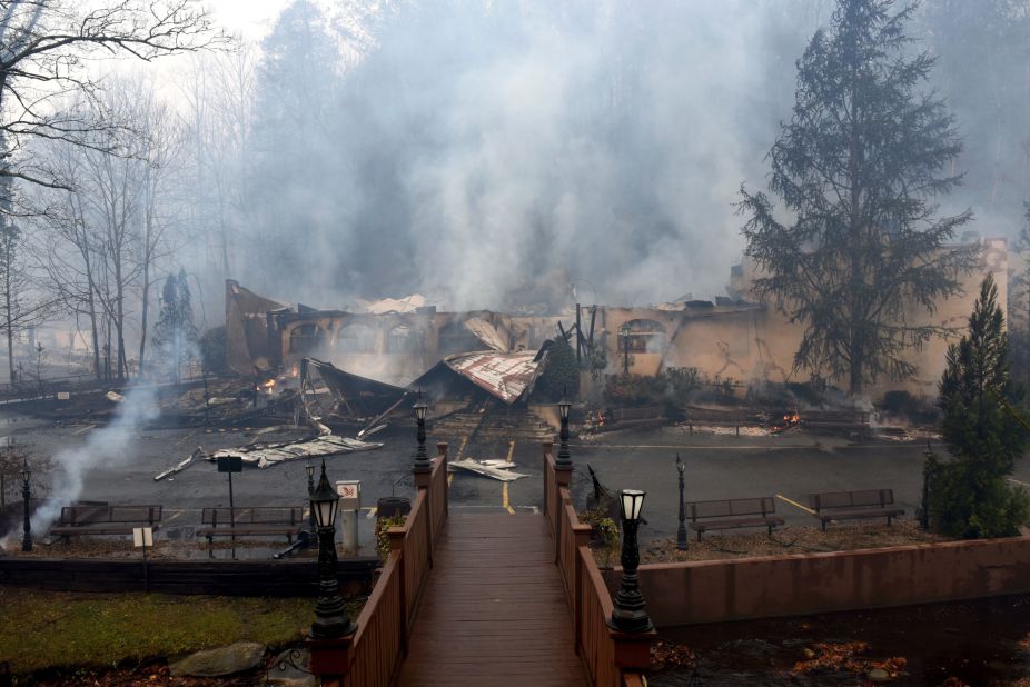 An Alamo Steakhouse was one of the Gatlinburg businesses destroyed by fire.