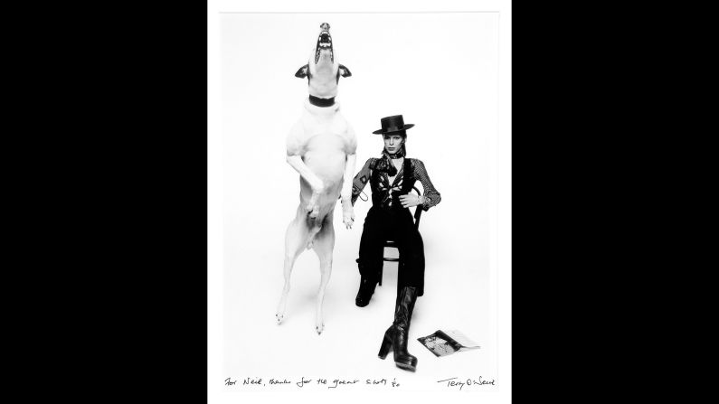 Terry O'Neill took this photo of legendary rock star David Bowie in 1974.