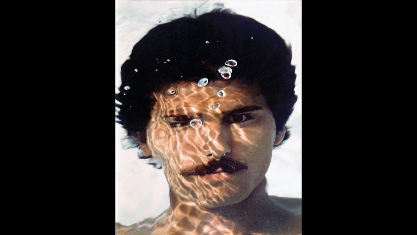 American swimmer Mark Spitz won seven gold medals in the 1972 Olympics. This portrait "was just meant to be a fun picture, and it turned out to be one that really is pretty special," Leifer said.