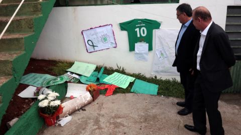 Gelson Merisio visted the team's stadium to pay his respects.