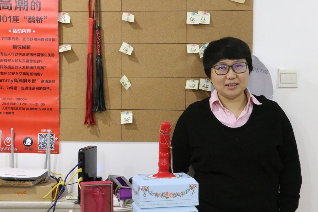 Yummy founder Jing Zhao in her office in Beijing.