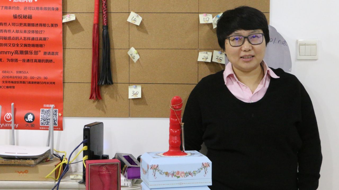 Yummy founder Jing Zhao in her office in Beijing.