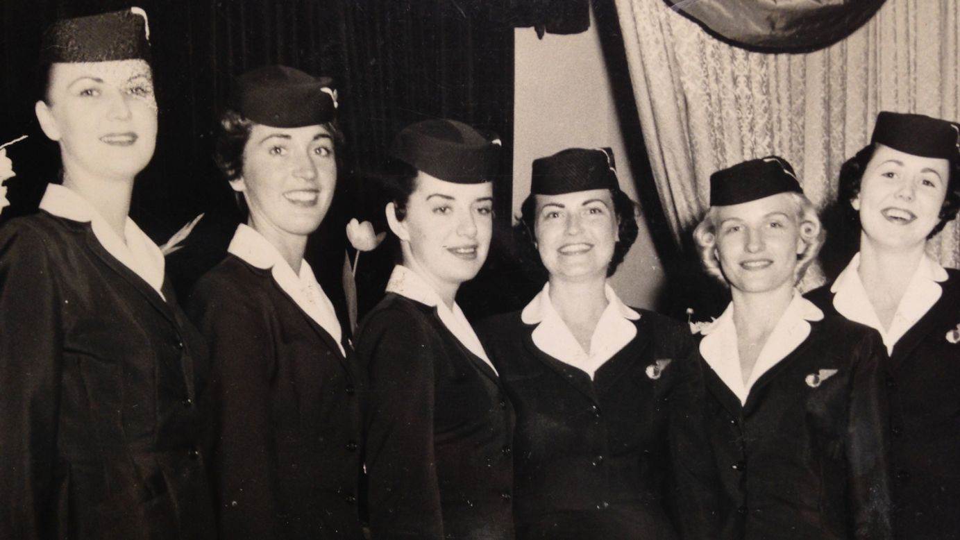 "I wanted to be a flight attendant from the time I got on the first airplane," says Nash. "The pilot and the flight attendant walked across the hall and I thought 'oh my God,' and I said that was for me."