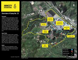 Satellite imagery shows North Korean prison Camp No. 25.