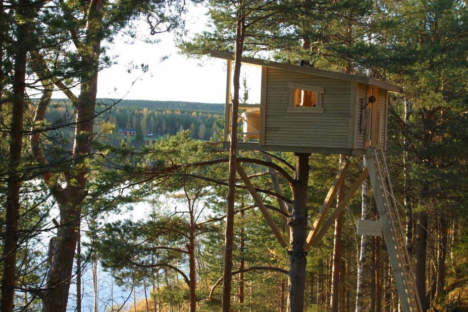 The seven tree houses at the Treehotel in northern Sweden all sport imaginative, eco-conscious designs.