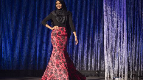Halima Aden said taking part in the pageant was intended to inspire others.