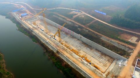 Construction on a full-size replica of the Titanic began in China this week.