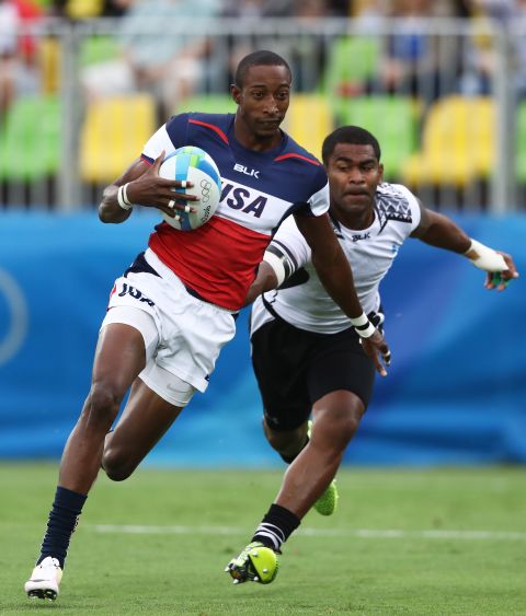 After matching their best series finish, the Americans disappointingly failed to make the quarterfinals at Rio 2016. Speedster Perry Baker (above) will again be a key player after finishing second in the try stakes last season, with 48 in 55 matches. 