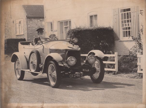 The car was designed by engineer Laurence Pomeroy and originally purchased by T.W. Badgery, an English businessman, in 1914. 