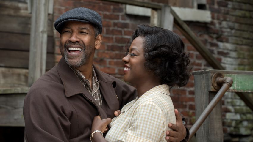 Denzel Washington plays Troy Maxson and Viola Davis plays Rose Maxson in Fences from Paramount Pictures. Directed by Denzel Washington from a screenplay by August Wilson.