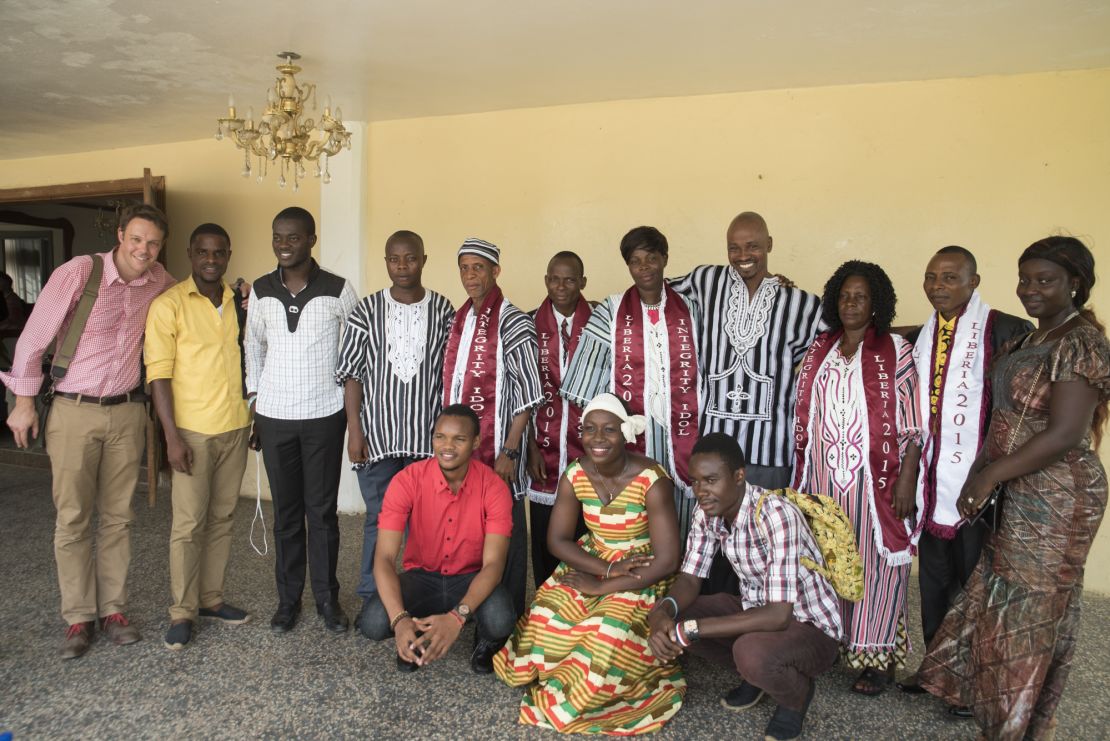 Finalists of Integrity Idol Liberia 2015. 