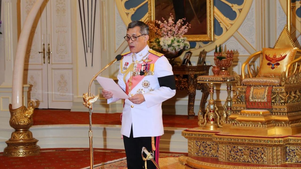 New Thai King Vajiralongkorn at a ceremony in Bangkok on December 1, 2016.