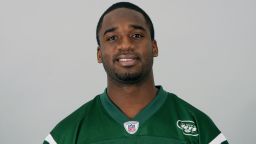 FLORHAM PARK, NJ - CIRCA 2011: In this handout image provided by the NFL, Joe McKnight of the New York Jets poses for his NFL headshot circa 2011 in Florham Park, New Jersey. (Photo by NFL via Getty Images)