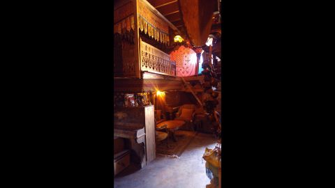 The interior of "The Ghost Ship"