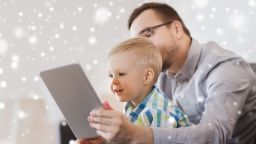 parent child tablet STOCK