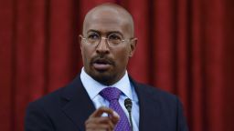 WASHINGTON, DC - APRIL 28:  Van Jones speaks during #JusticReformNow Capitol Hill Advocacy Day at Russell Senate Office Building on April 28, 2016 in Washington, DC.  (Photo by Leigh Vogel/Getty Images)