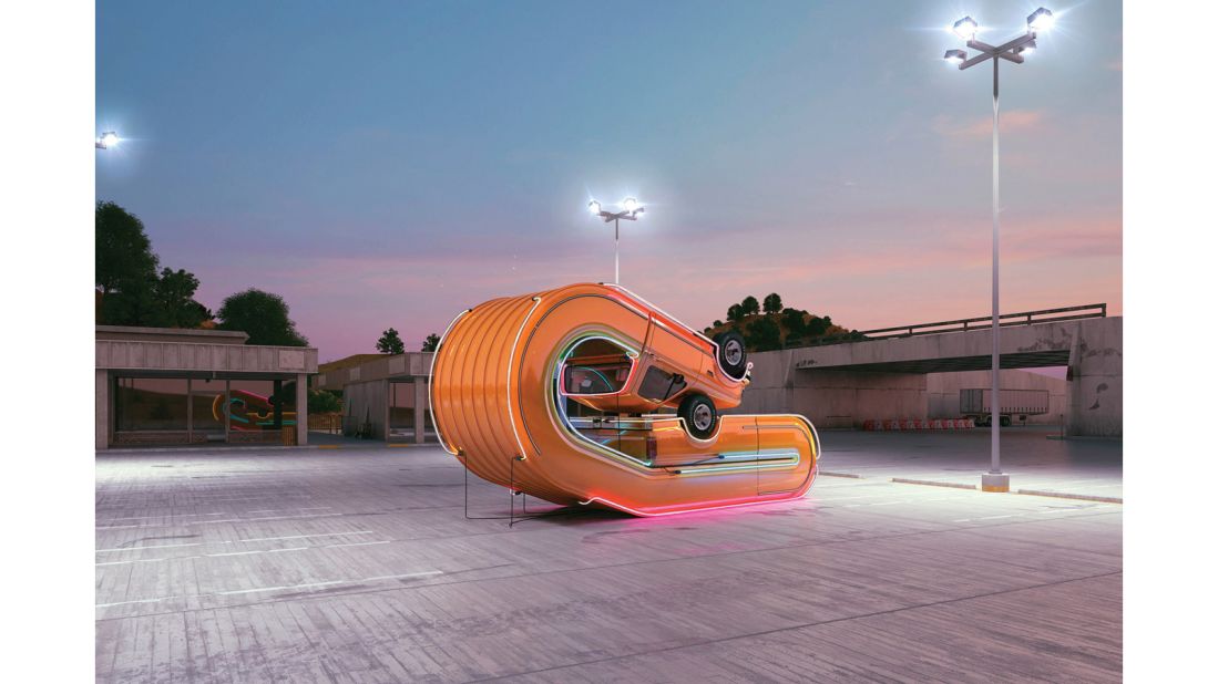 His "Tales Of Auto Elasticity" series was inspired by road trips in California.