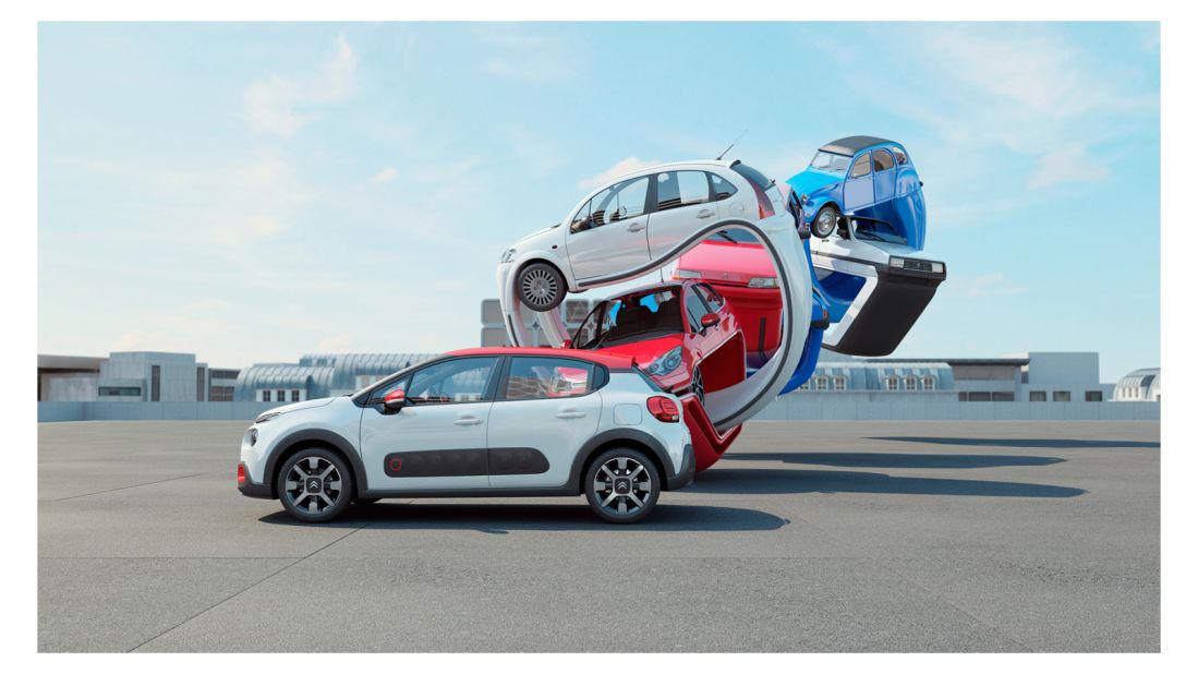 His "Citroen C3 Genealogy" series, was commissioned by the French autos brand.