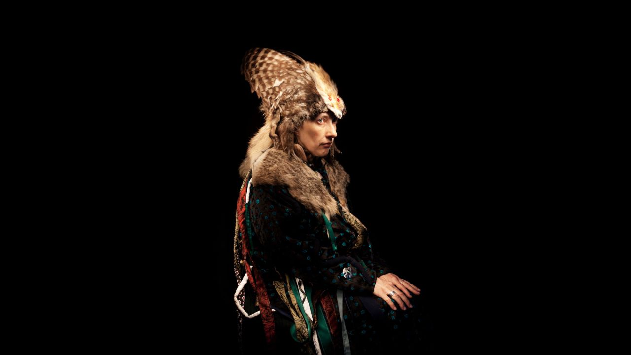 Vera Sakhina, a shaman from Siberia. 