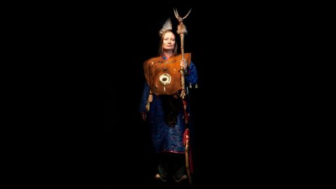 Anja Normann, a shaman from Sweden.