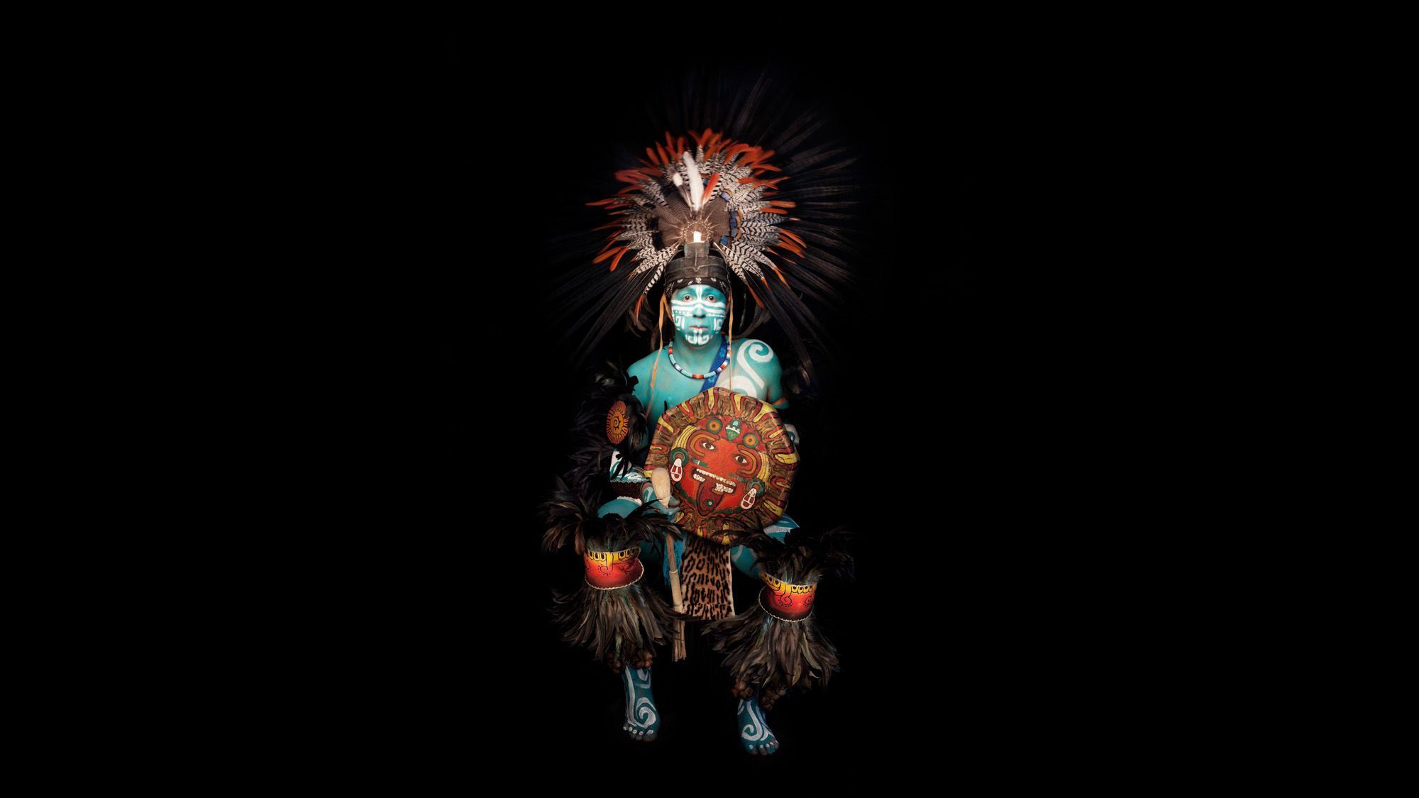 Portraits of shamans from around the |