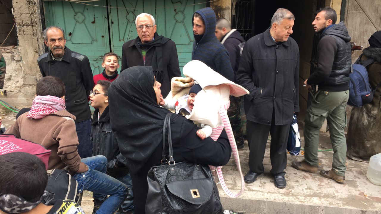Syrians are fleeing old town neighborhoods of eastern Aleppo after the Syrian army's gains.