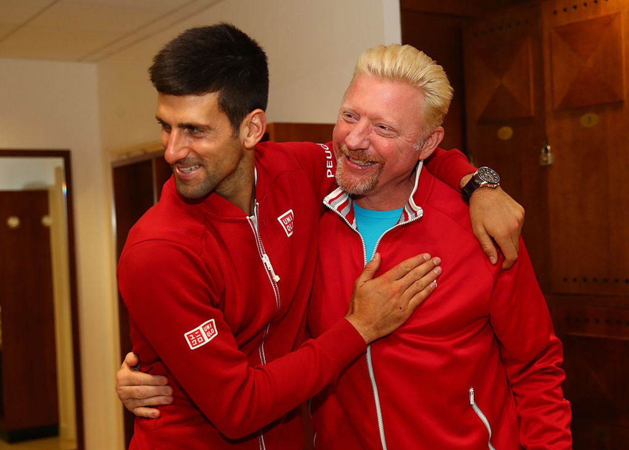 Djokovic appointed six-time grand slam champion Boris Becker head coach in December 2013, citing him as a "true legend." It would become a fruitful partnership, with Djokovic winning six major titles in three years.