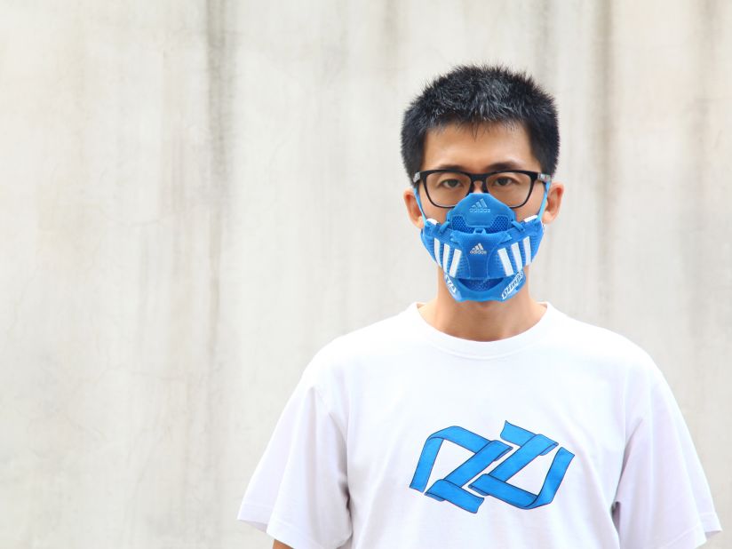 Wang's Instagram account exploded after the Yeezy mask release. Now, he counts some 12,000 followers, and gets endless requests to sell his creations. "I am happy that mask raised so much noise," he says. "Though the masks are not and will not be for sale. I just hope I use the interest toward my campaign." 