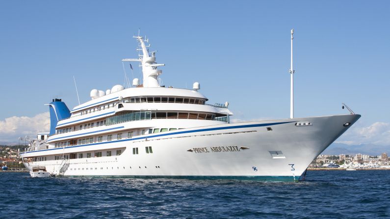 The 147-meter (482-foot) Saudi-owned Prince Abdulaziz was the world's longest superyacht for over two decades following its launch in the mid-1980s.