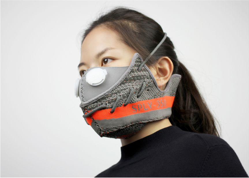 Chinese turns sneakers into pollution masks | CNN