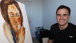 Brian Menish Portrait painting