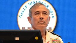 Admiral Harry B. Harris, USN, Commander US Pacific Command attends the international maritime conference, 'Galle Dialogue 2016' in Colombo on  November 28, 2016
Sri Lanka hosts the annual two-day event to share experience of international naval experts with interests in the Indian Ocean region and elsewhere. / AFP / LAKRUWAN WANNIARACHCHI        (Photo credit should read LAKRUWAN WANNIARACHCHI/AFP/Getty Images)