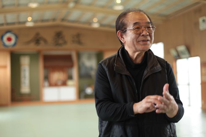 Japanese chiropractor Seiji Gomita is one of few who can claim to have trained under aikido founder Morihei Ueshiba. "He was like a god," says the 75-year-old, who continues to teach aikido in his Tanabe City dojo.  