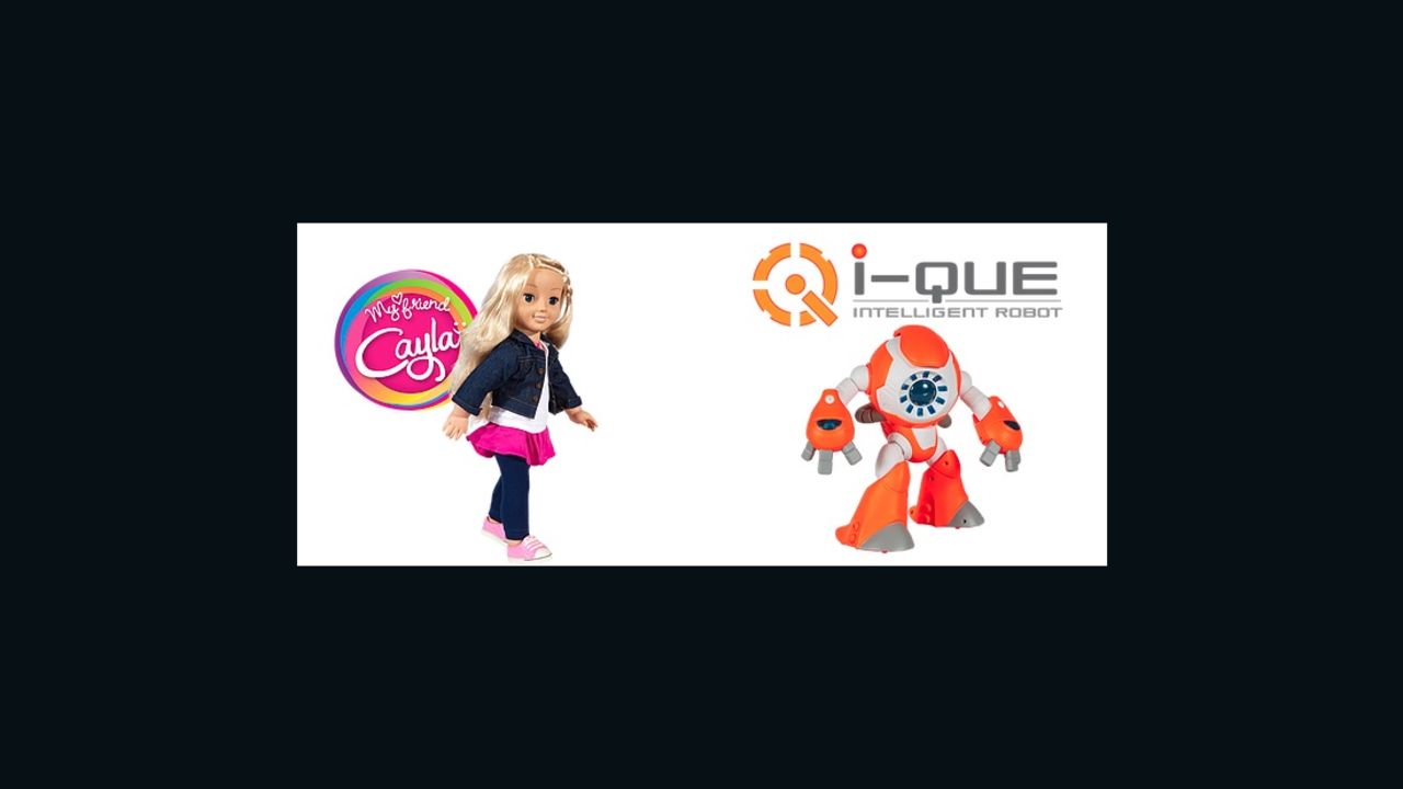 Consumer watchdog groups say Genesis Toys' My Friend Cayla doll and I-Que robot can spy on children.