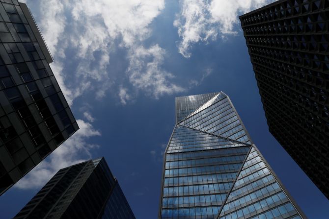 The Carpe Diem Tower in La Defense, near Paris. 