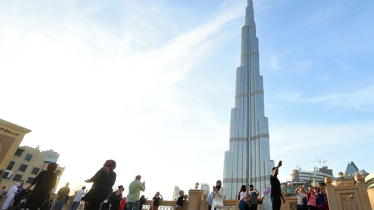 Burj Khalifa -- AKA the world's tallest skyscraper.