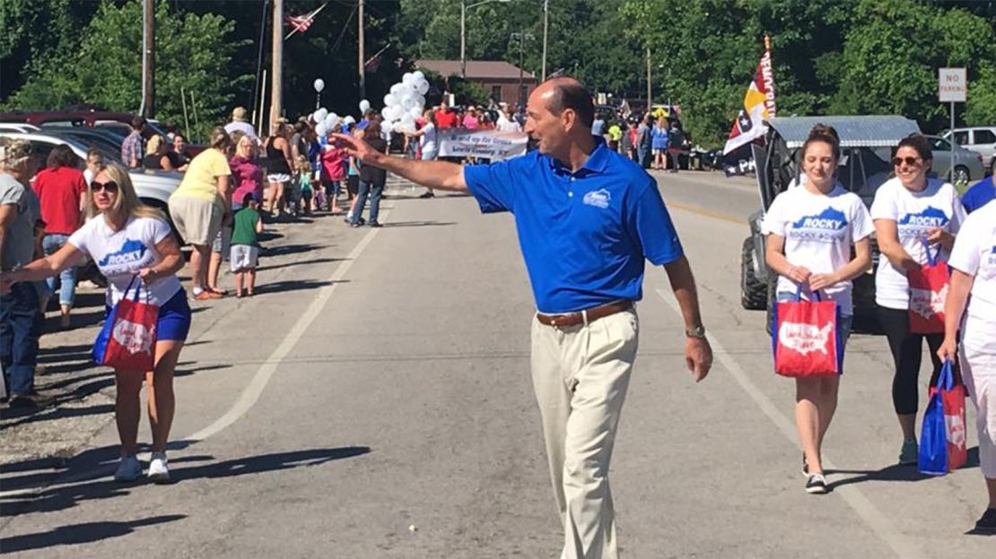 Kentucky State Rep. Rocky Adkins at a parade in July 2016.