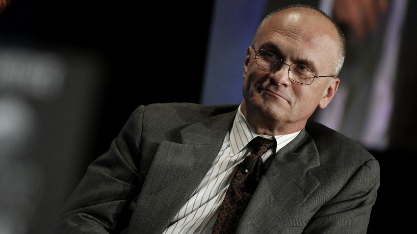 Andrew Puzder, chief executive officer of CKE Restaurants Inc., listens during a panel discussion at the annual Milken Institute Global Conference in Beverly Hills, California, U.S., on Monday, April 30, 2012. The conference brings together hundreds of chief executive officers, senior government officials and leading figures in the global capital markets for discussions on social, political and economic challenges. Photographer: Jonathan Alcorn/Bloomberg via Getty Images 