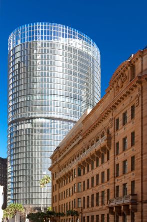 The 27-level 1 Bligh Street in Sydney features a double-skin glass facade, a glass atrium and Sydney's largest vertical garden. 