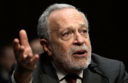 In this January 16, 2014, file photo, former US Labor Secretary Robert Reich testifies before the Joint Economic Committee  in Washington.