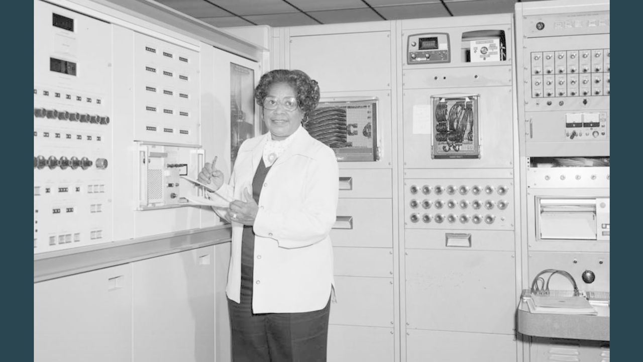 Mary Jackson at Work NASA Langley