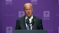Vice President Joe Biden expresses his disappointmetn in the campaign.