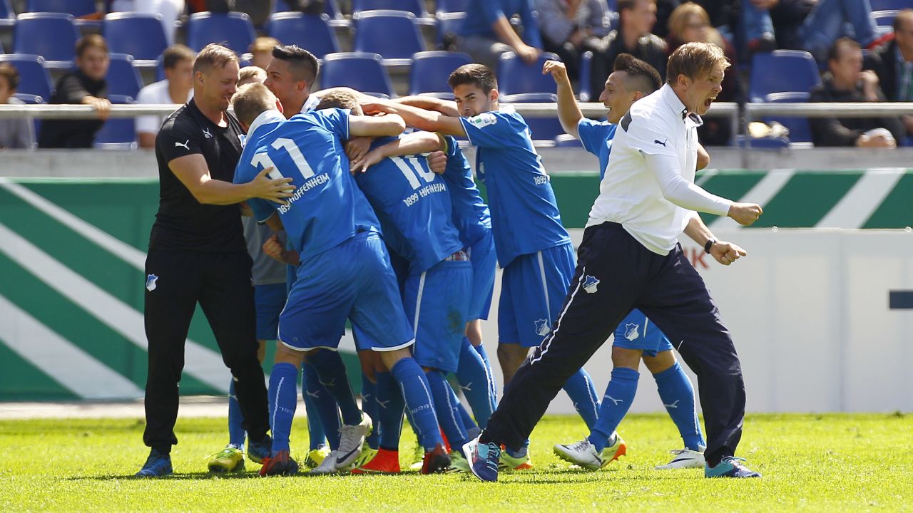 Nagelsmann led Hoffenheim U19s to the Bundesliga junior title in 2014.