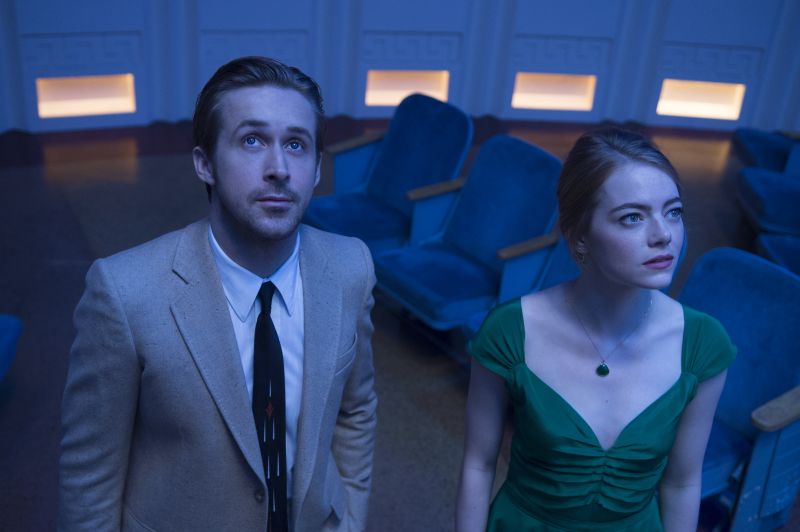 Emma stone green shop dress la la land