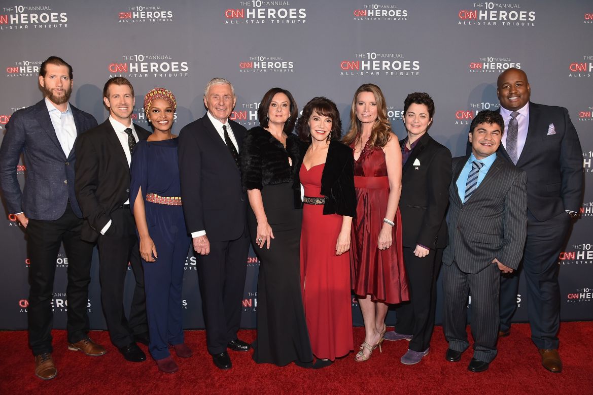 These men and women, who have devoted their lives to helping others, have been selected as this year's Top 10 CNN Heroes. From left, Craig Dodson, Brad Ludden, Umra Omar,  Harry Swimmer, Georgie Smith, Sherri Franklin, Becca Stevens, Luma Mufleh, Jeison Aristizabal, and Sheldon Smith. Learn more about their work and how you can help at<a href="http://www.cnn.com/specials/cnn-heroes/"> CNNHeroes.com</a>