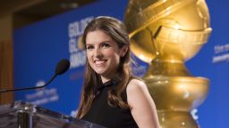 Actress Anna Kendrick attends the at The 74th Annual Golden Globe Awards Nominations at The Beverly Hilton Hotel, in Beverly Hills, California, on December 12, 2016. / AFP / VALERIE MACON        (Photo credit should read VALERIE MACON/AFP/Getty Images)