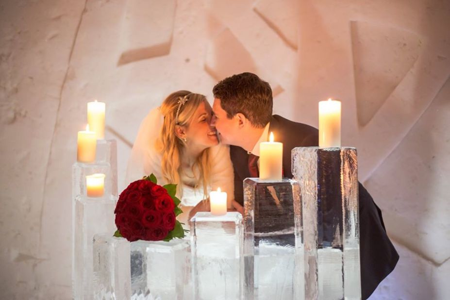 Between 40 and 60 couples are expected to tie the knot at the ice hotel this season.