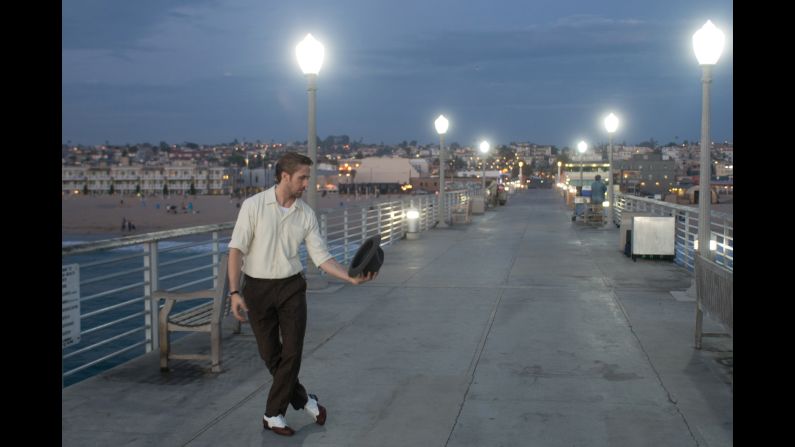 Gosling's Sebastian strolls along Hermosa Beach Pier and croons "City of Stars" in the film. The pier extends 1,000 feet into the Pacific Ocean from the sandy shores of South Bay L.A.'s most buoyant 'hood. 